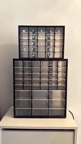 Organizational Storage Drawers Cabinet – 2 Units Stacked