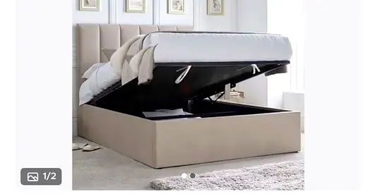 Brand New double size hydraulic storage bed frame available