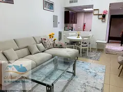 Furnished room and hall for monthly rent in Al Jurf 2, Al Yasmin Towers, opposite City Centre, 4500
