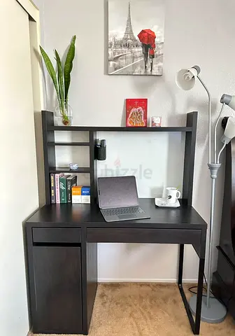 Stylish Home Office Desk with Storage  Modern Design