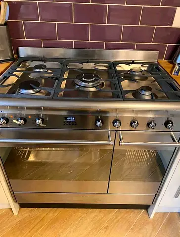 Smeg top gas oven electric dual fuel two ovens