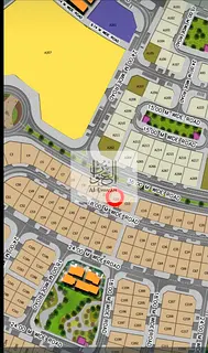 Land for sale corner, permission villa G +1 Zone C
