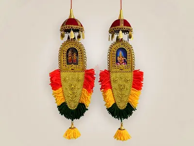 Traditional decorative nettipattam for home offices and car decor