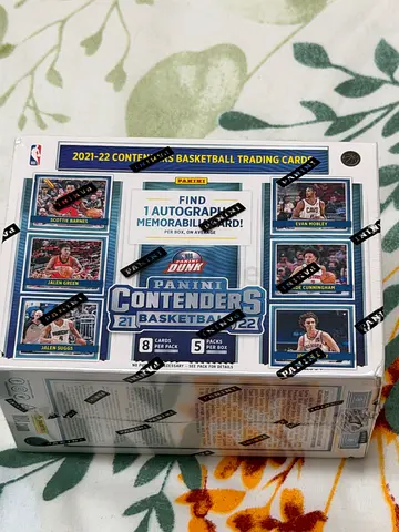 2021-22 Panini Contenders Basketball Trading Cards Box