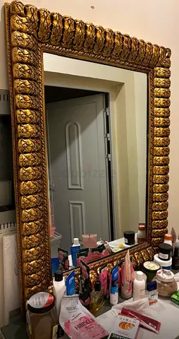 Golden Antique Mirror
