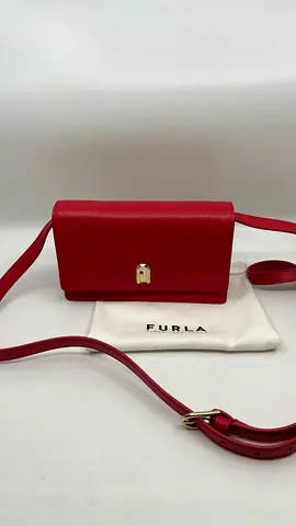Furla Incanto Red Crossbody Bag
