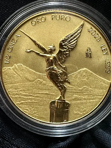 2023 Mexican 1/2 Ounce Gold Libertad Reverse Proof