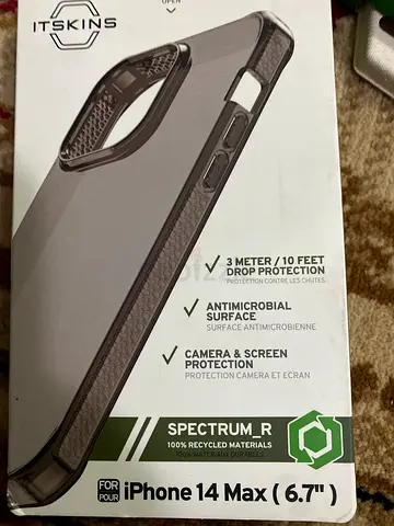 iPhone 14 Max Case - 3M Drop Protection, Anti-Microbial