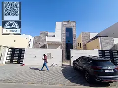 Villa for rent in Al Zahia, 4 master bedrooms, living room, majlis, kitchen, and maid's room. De