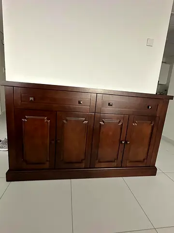 Elegant Wooden Sideboard with Ample Storage