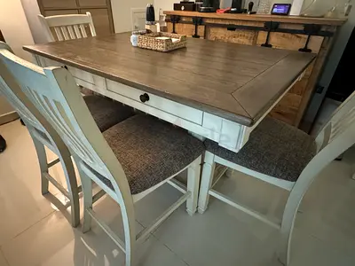 Modern rectangular dining set for sale