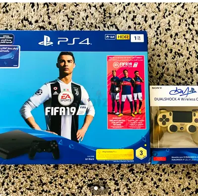 Sony PlayStation 4 Console with FIFA 19 and DualShock 4 Controller