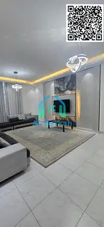 "A luxurious apartment consisting of two bedrooms and a living room in Falcon Towers, featuring