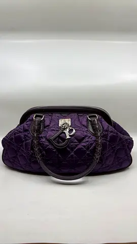 Christian Dior Purple Charming Doctor Bag