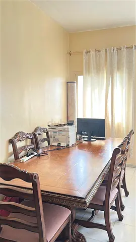 Elegant Wooden Dining Table with Chairs