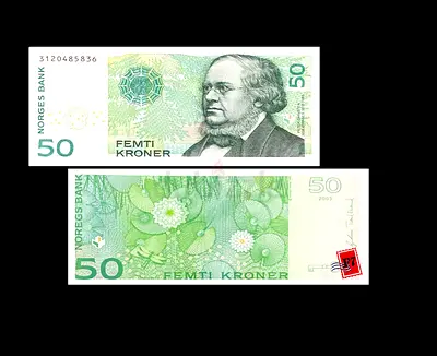 Rare 50 Kroner Banknote - Unique Collectible
