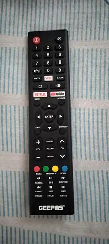 GEEPAS Universal Remote Control with Netflix and YouTube Hotkeys