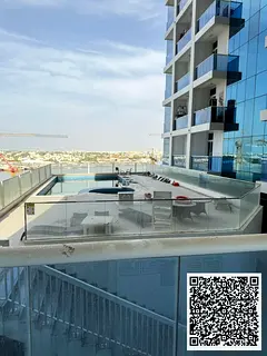 An exceptional opportunity to own a two bedroom apartment with living room in Al Waha Tower Ajman fe