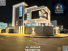 Luxury corner villa for sale in Al Zahia – two floors and a roof with a private pool
