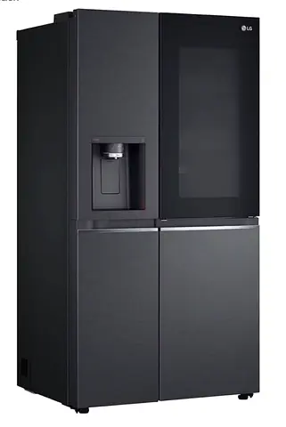 LG latest model INSTAVIEW  side by side refrigerator with water depanser and ice maker