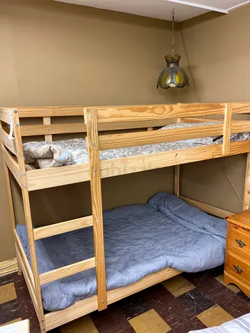 Sturdy Wooden Bunk Bed for Kids