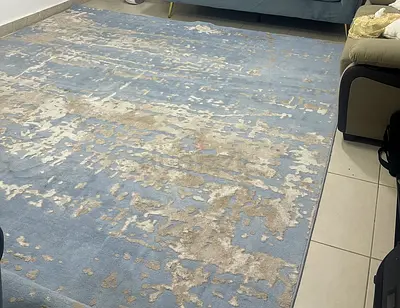 سجاده مقاس كبير ازرق بيج