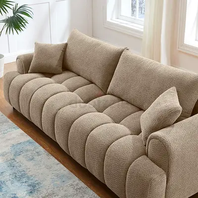 Cozy and Beautiful Beige Sofa for Sale