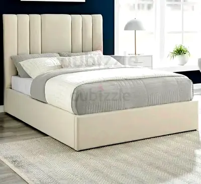 Brand New Modern Upholstered Queen Size Bed with Mattress