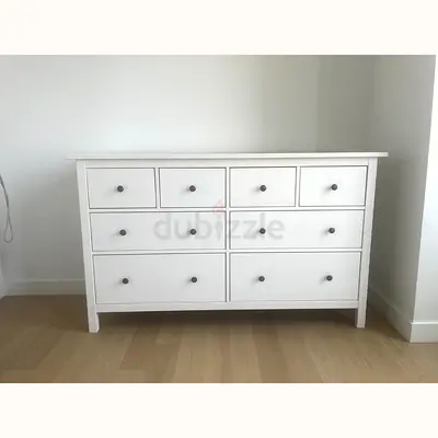 Elegant White 9-Drawer Dresser for Sale