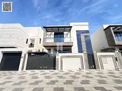 Luxury villa in Al Bahia area, modern design, close to all essential services