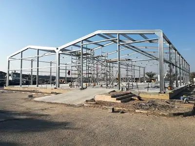 Light weight steel building structures
