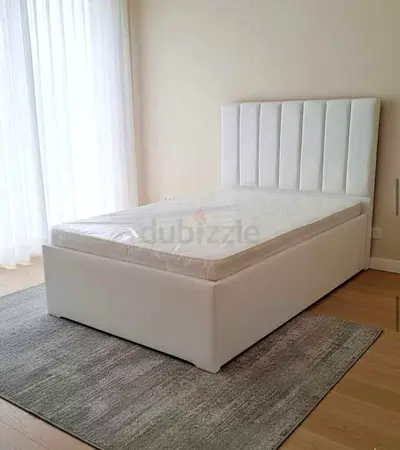 New Stylish White Bed with Storage