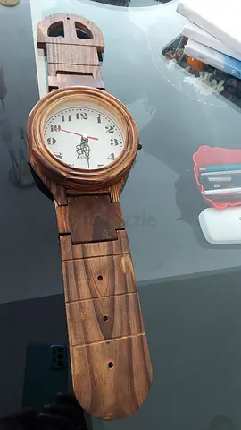 Unique Wooden Analog Watch - Handmade with Natural Material