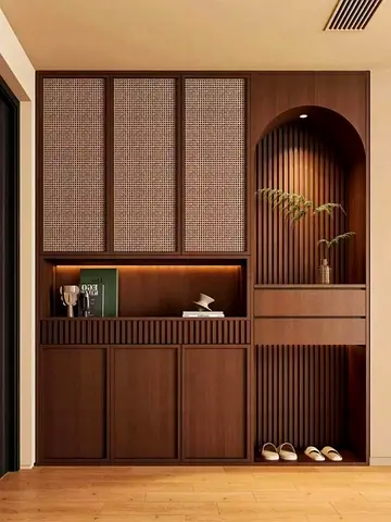 Elegant Wooden Cabinet with Stylish Design