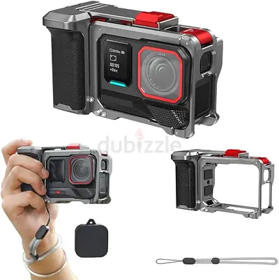 Camera Grip Holder Set,Camera Cage Set for Insta360 Ace Pro2/Ace Pro