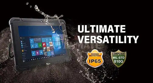 Rugged / Industrial / Tech Guys Tablet PC - Rugged Windows Pro Tablet - w/Barcode Scanner -