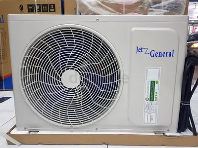 مكيف جت جنيرال 1.5 طن كمبروسر روتري غاز 410 ضمان خمس سنوات