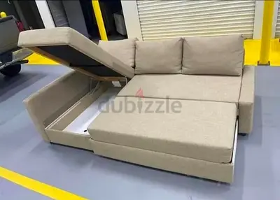 Comfortable L-Shaped Sofa with Storage