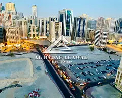 Two bedroom hall in Al Taawun comfortable layout good finishing prime location close to all services