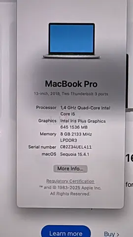 Apple MacBook Pro 2018 - 13-inch Retina Display