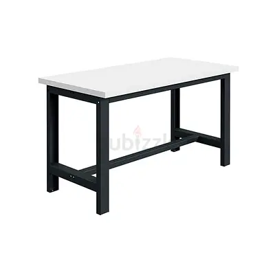 Sturdy White Top Dining Table