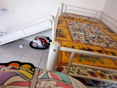 Kids Cozy Bed Frame and Colorful Bedding Set for Sale