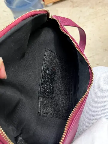 Elegant Pink Handbag with Designer Label