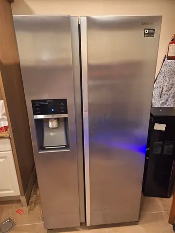 Samsung latest model door in door refrigerator water depanser and ice maker side by side type