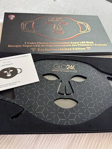 GLO24K LED Beauty Mask 7 Color