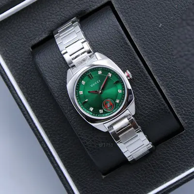 Gucci Watch with Green Dial