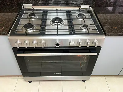Bosch 5 burner full gas cocker size 90cm