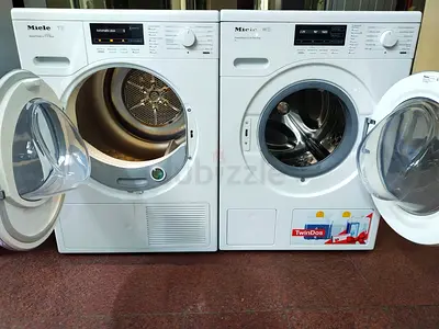 Miele latest model twin dos 9 kg washing machine and 9 kg dryer separate set