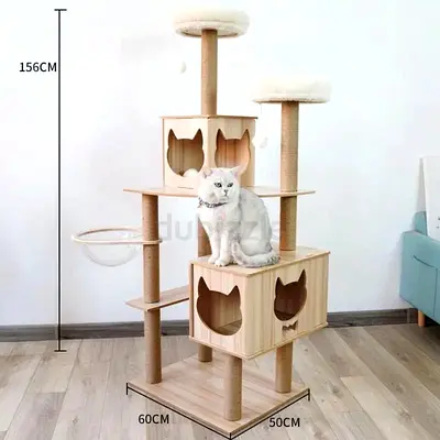 Stylish Cat Tree with Cozy Nooks
