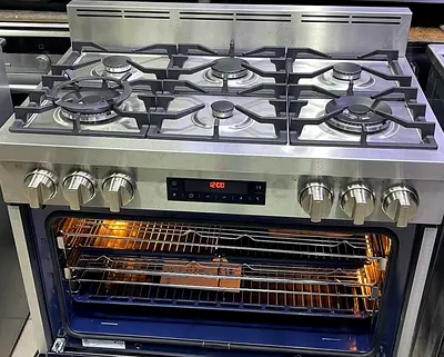 BEKO 6 Burner Gas electric cooker Range size 90cm